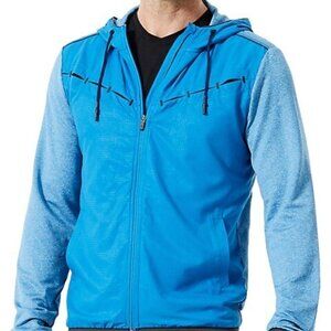 MPG Bnwt Blue Lightweight Hooded Jacket Xlarge